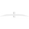Ekena Millwork Bellingham Architectural Grade PVC Gable Bracket, 108"W x 18"H x 6"D x 6"F, 4/12 Pitch GBP108X18X0606BEL00 - alternate 5